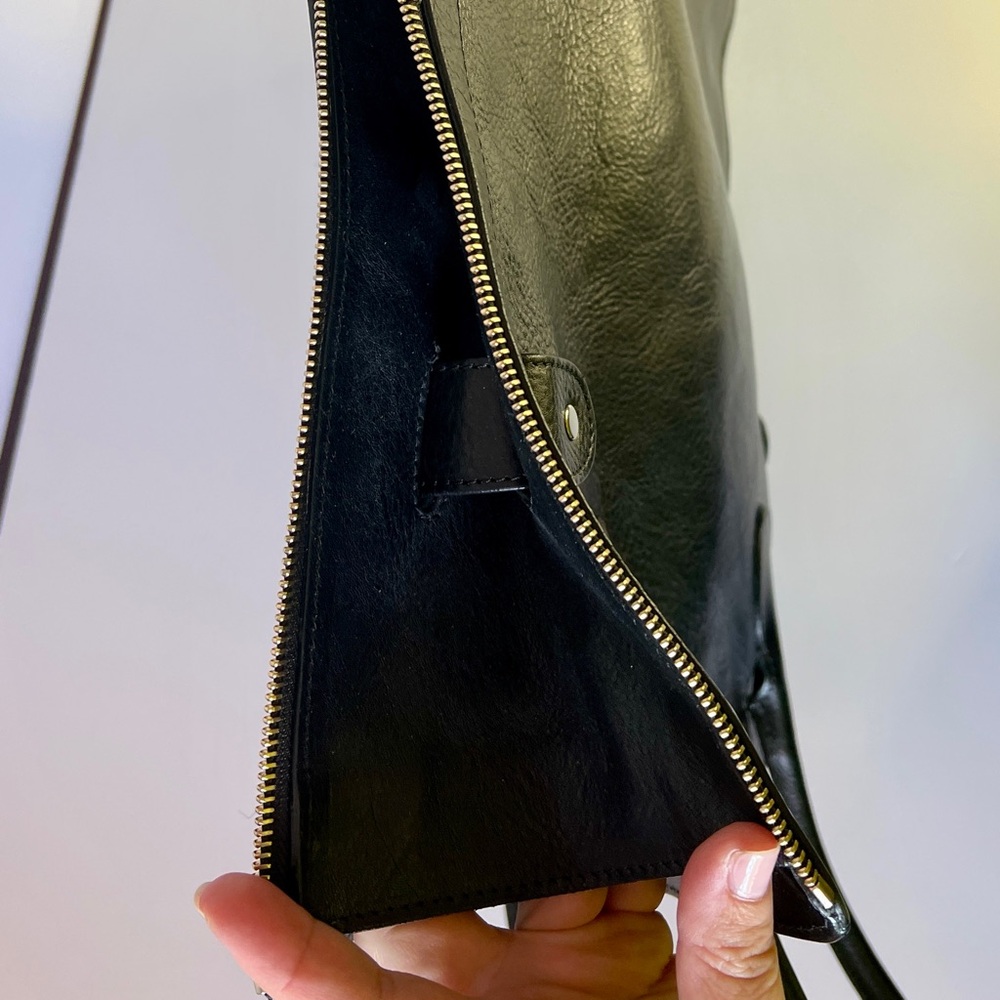 Proenza Schouler PS11 Black Pebble Leather Shoulder Tote 16x16 - Picture 6 of 12
